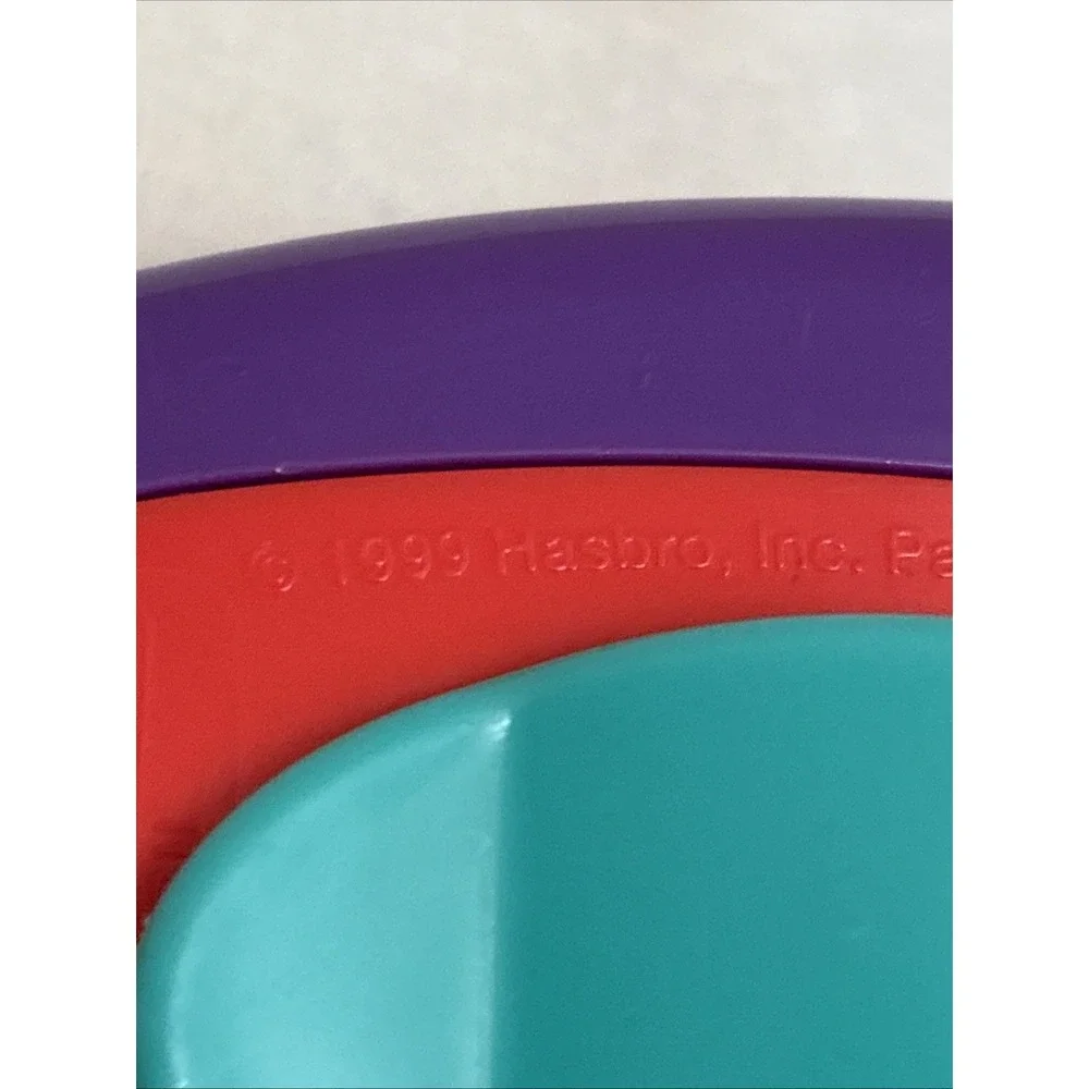 Vintage 1999 Playskool Hasbro Car Alarm Key Ring Purple Pretend Play Toy Keys